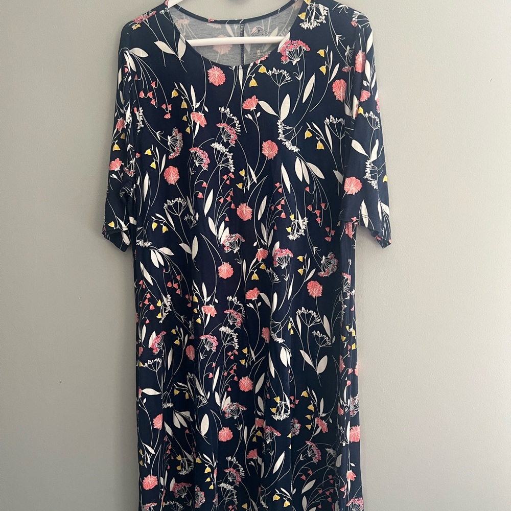 Floral Navy Dress